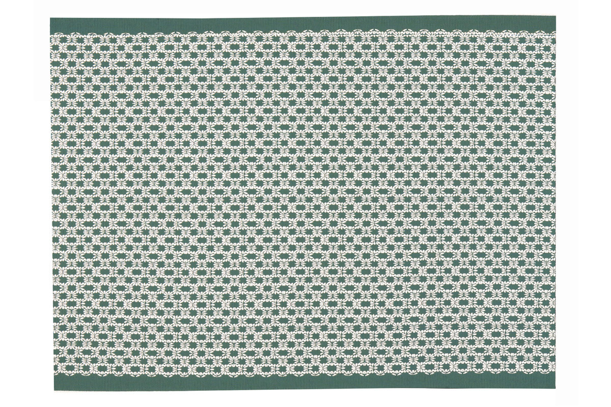 Tappeto color smeraldo misura 120x170 cm modello OASIS