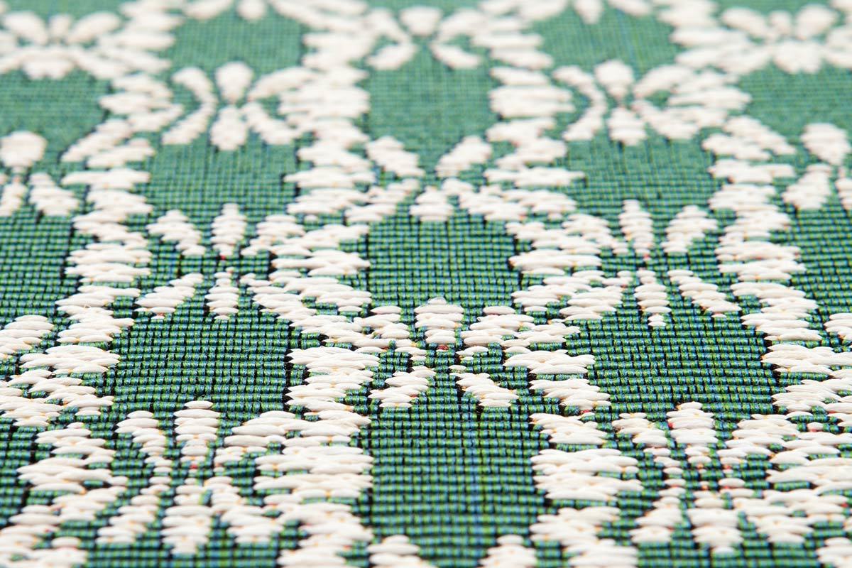 Tappeto color smeraldo misura 120x170 cm modello OASIS