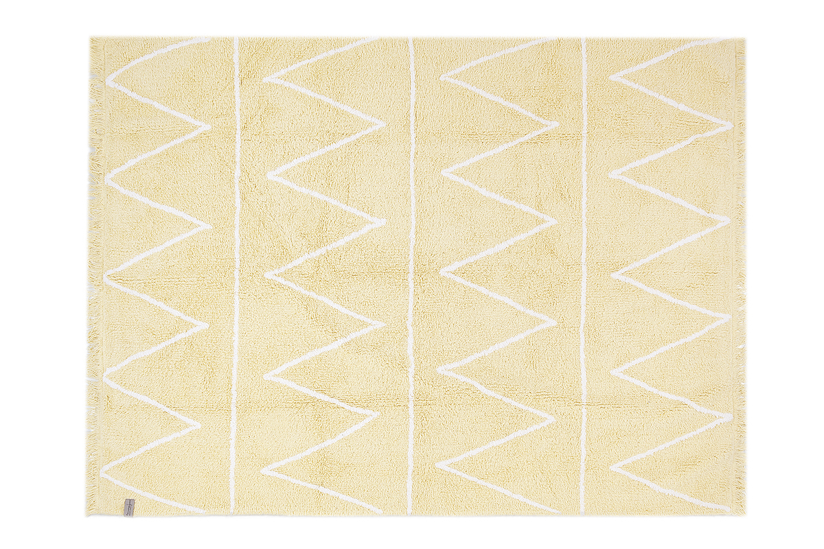 Tappeto cotone 120x160cm giallo ALISHIA