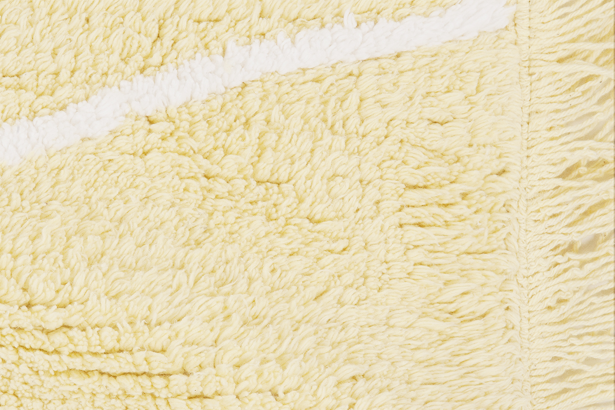 Tappeto cotone 120x160cm giallo ALISHIA