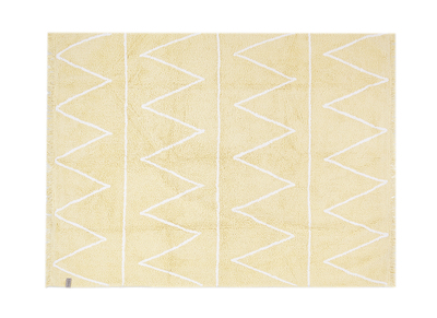 Tappeto cotone 120x160cm giallo ALISHIA - Tappeto cotone 120x160cm giallo ALISHIA