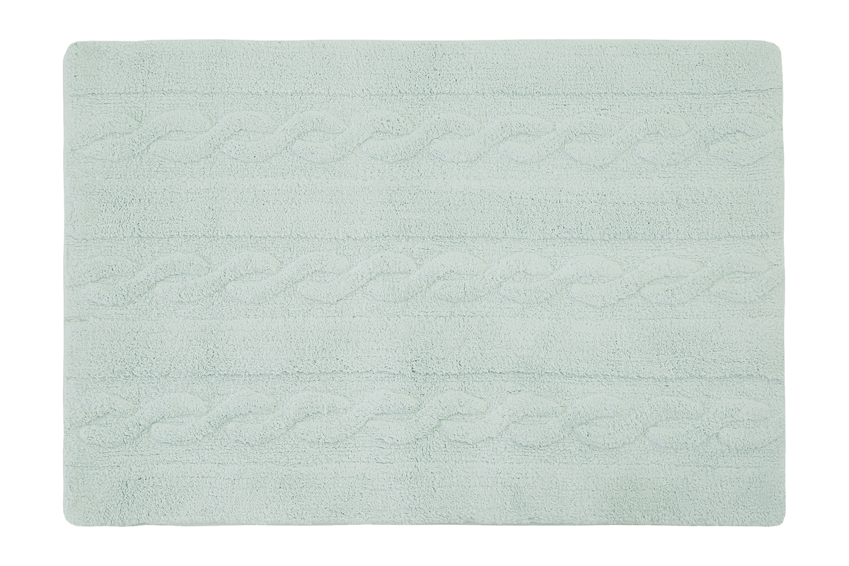 Tappeto cotone 120x160cm menta INES