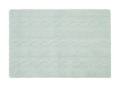 Tappeto cotone 120x160cm menta INES