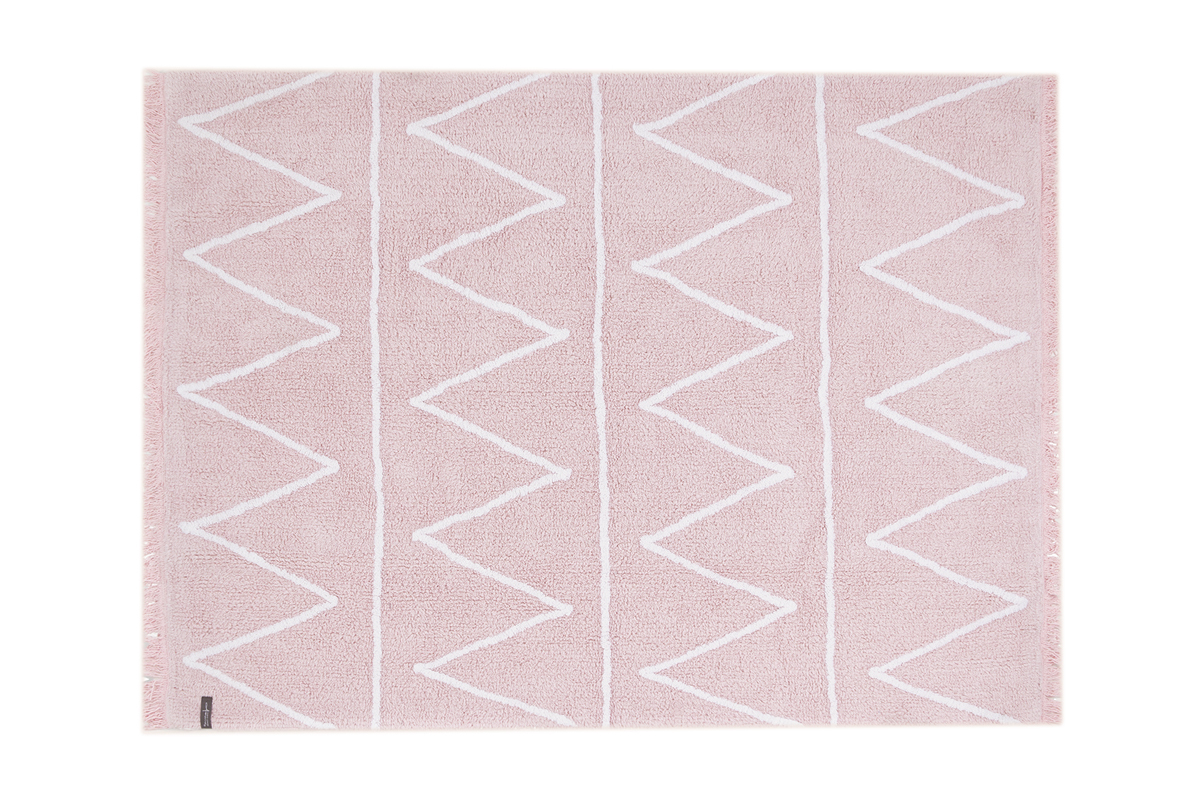 Tappeto cotone 120x160cm rosa ALISHIA