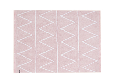 Tappeto cotone 120x160cm rosa ALISHIA - Tappeto cotone 120x160cm rosa ALISHIA