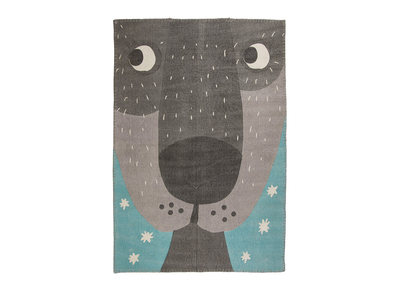 Tappeto da bambino in cotone con stampa animale 100x140 cm ANNIBAL