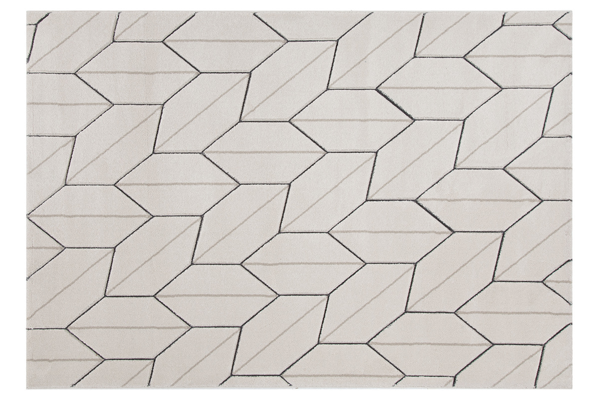 Tappeto design beige naturale 160 x 230 cm CORN