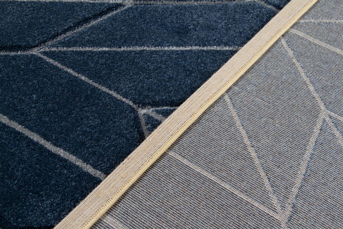 Tappeto design blu 160 x 230 cm BRAQ