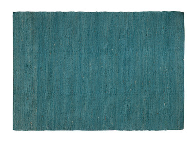 Tappeto di colore blu anatra in iuta misura 170x240 cm modello GUNNY