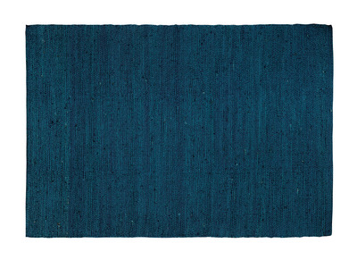 Tappeto di colore blu in iuta misura 170x240 cm modello GUNNY