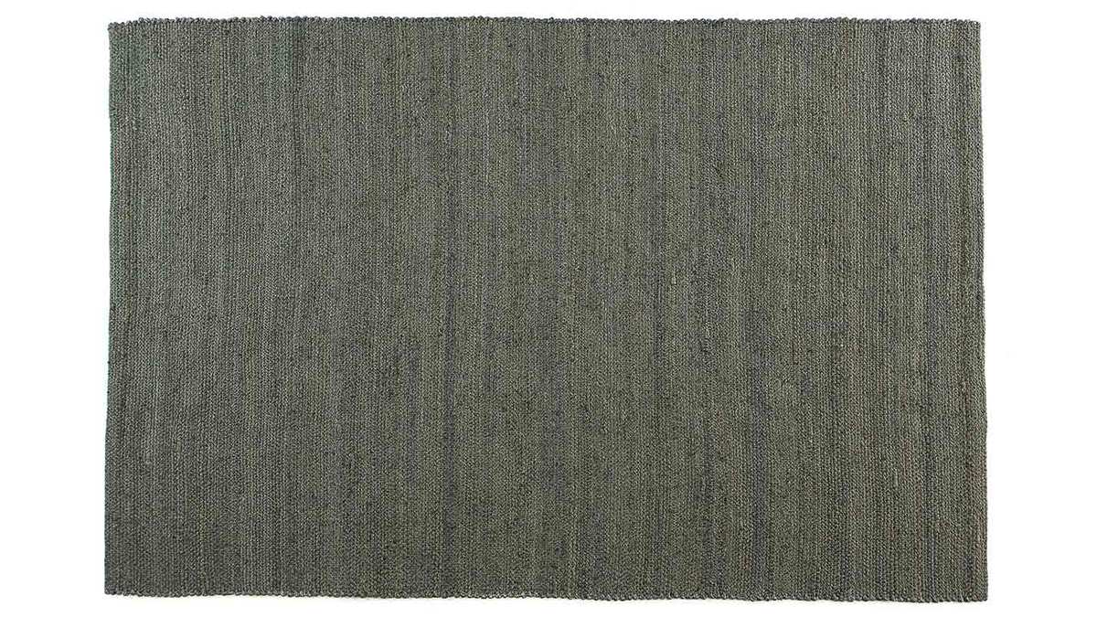 Tappeto di colore grigio in iuta misura 170x240 cm modello GUNNY