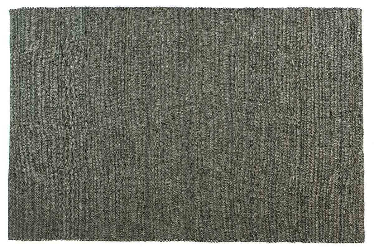 Tappeto di colore grigio in iuta misura 170x240 cm modello GUNNY