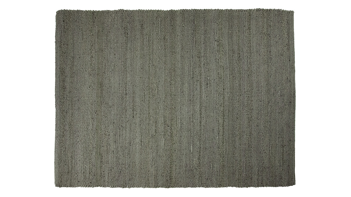 Tappeto di colore grigio in iuta misura 200x300 cm modello GUNNY