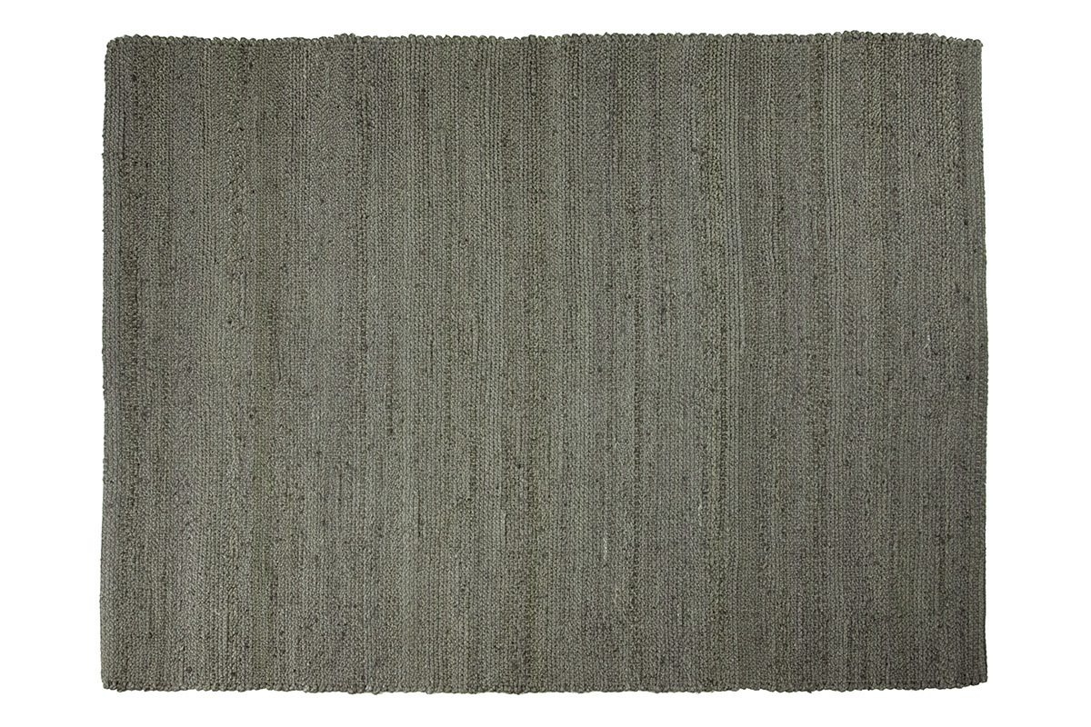 Tappeto di colore grigio in iuta misura 200x300 cm modello GUNNY
