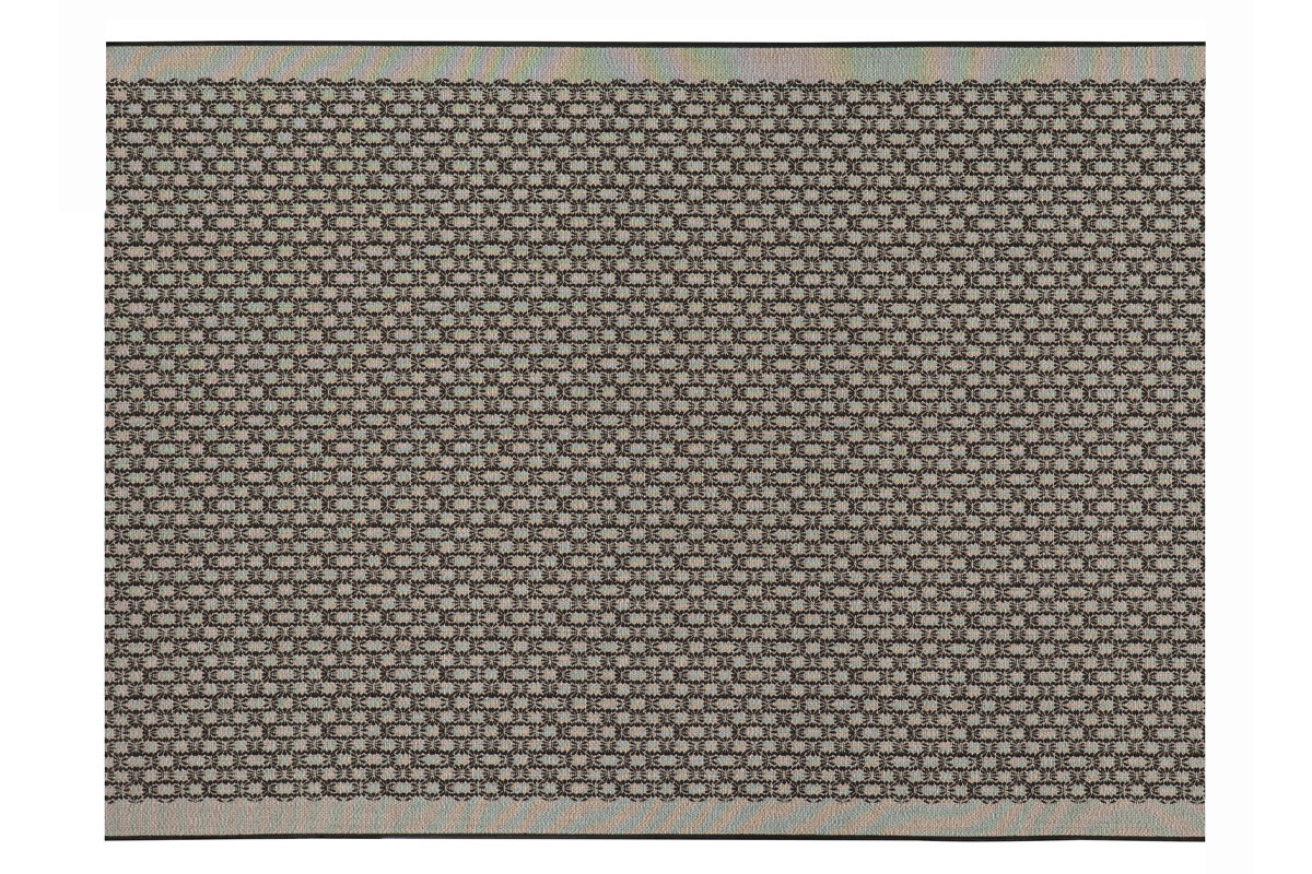 Tappeto di colore grigio misura 120x170 cm modello OASIS