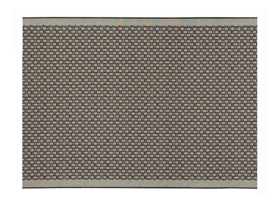 Tappeto di colore grigio misura 120x170 cm modello OASIS