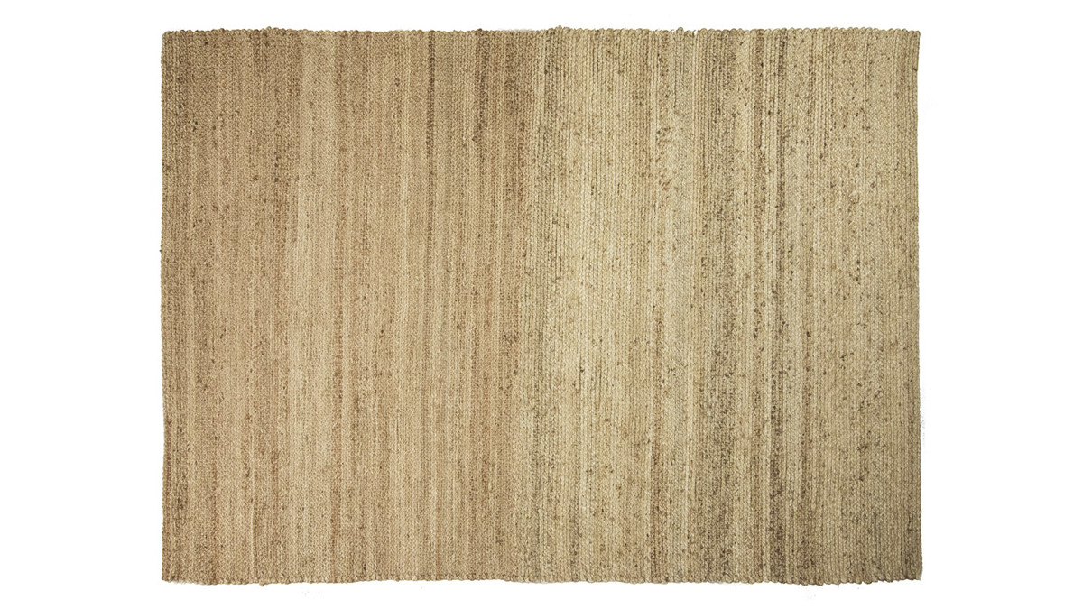 Tappeto di colore naturale in iuta misura 140x200 cm modello GUNNY