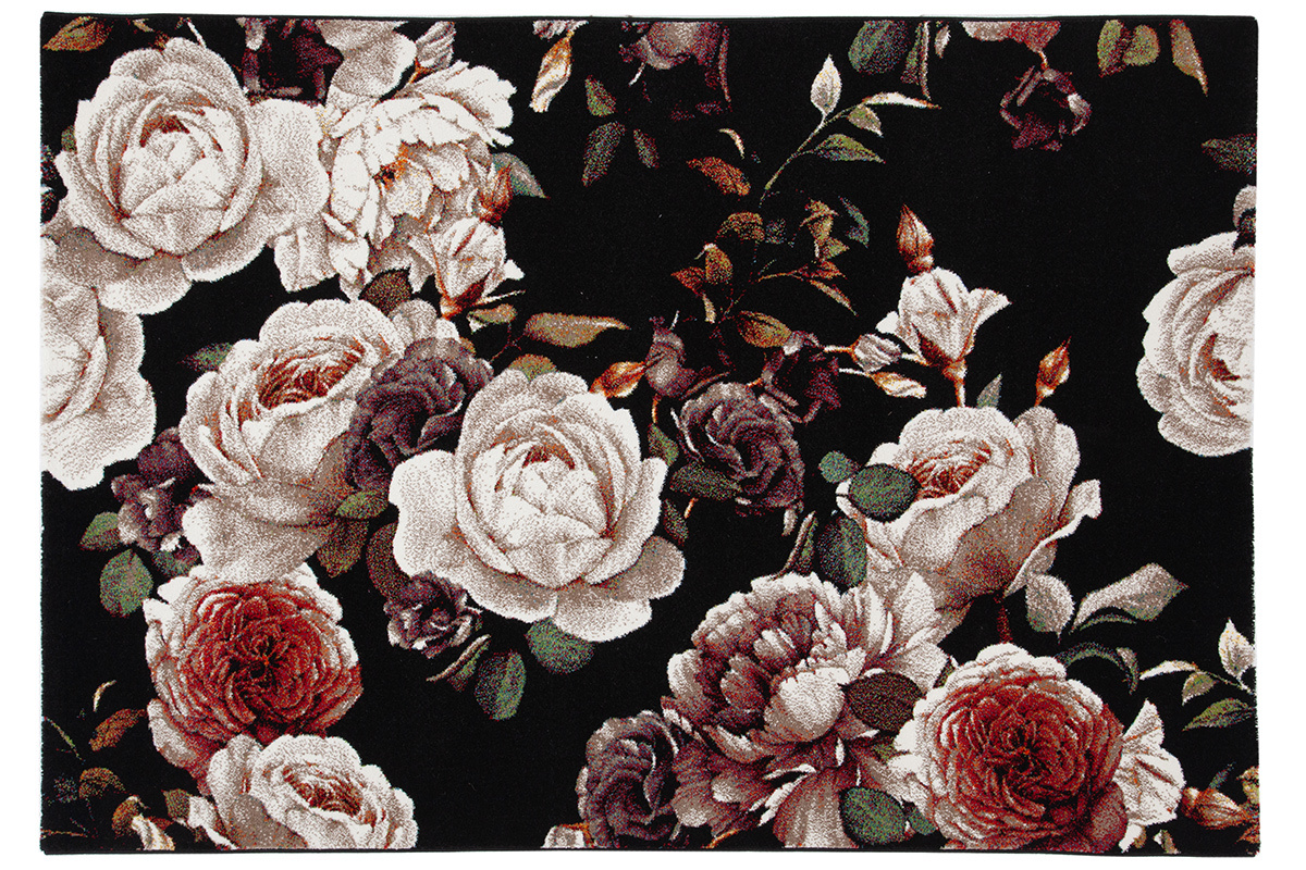 Tappeto di design con motivo a rose 160 x 230 cm GALICA