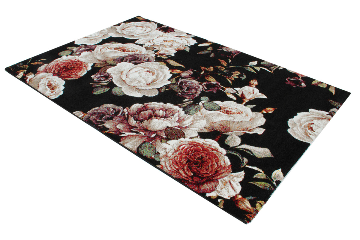 Tappeto di design con motivo a rose 160 x 230 cm GALICA