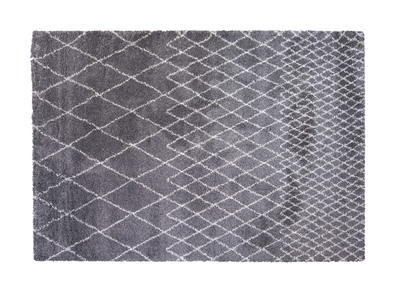 Tappeto grigio chiaro polipropilene 160x230 LATTICE
