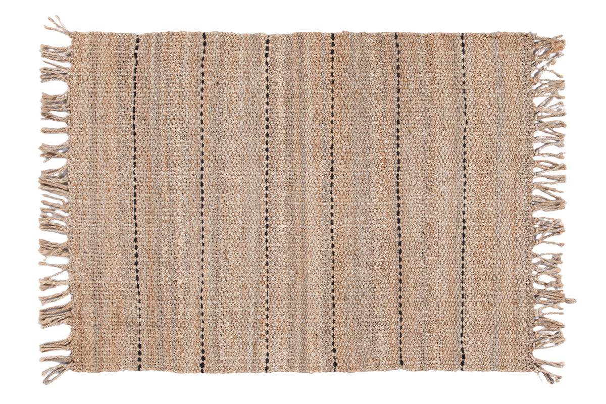 Tappeto in juta tessuto a mano 60 x 120 cm CASTAVI