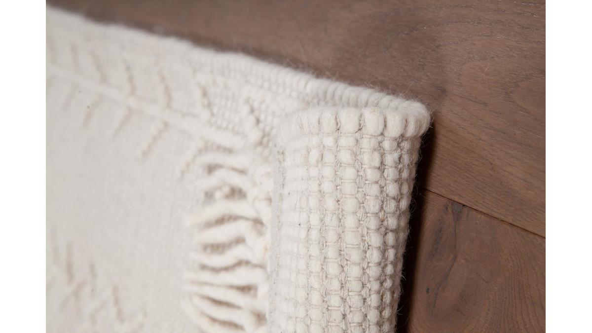 Tappeto in lana e cotone tessuto a mano 160 x 230 cm DENALI