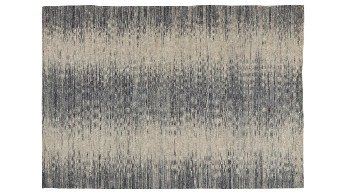 Tappeto in lana grigio 160 x 230 cm IKAT