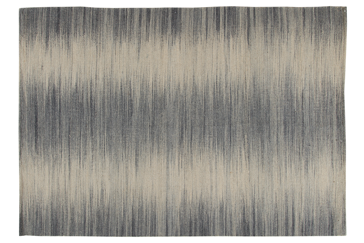Tappeto in lana grigio 160 x 230 cm IKAT