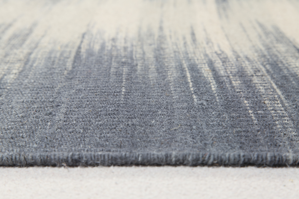 Tappeto in lana grigio 160 x 230 cm IKAT