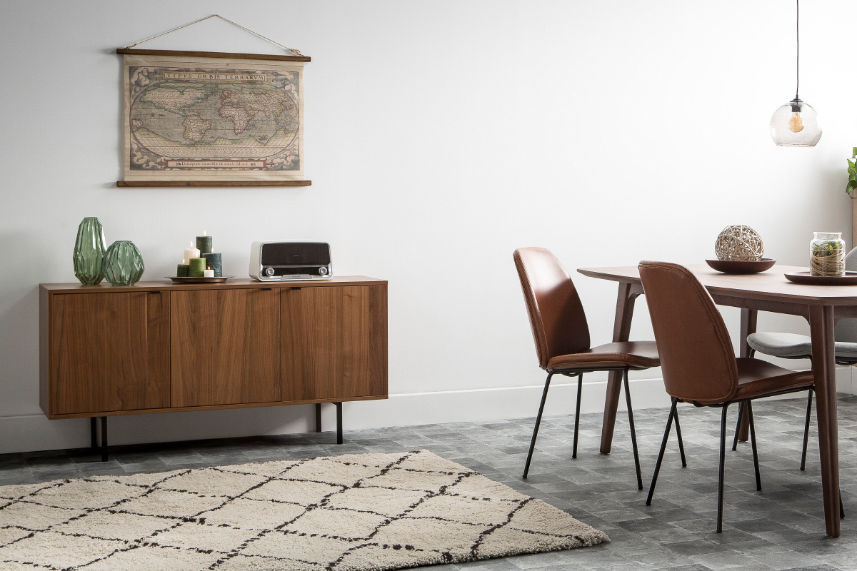 Tappeto in polipropilene beige 120x170cm BERBERE