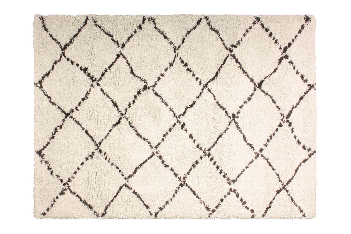 Tappeto in polipropilene crema 160 x 230 DAHRA