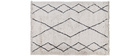 Tappeto in stile berbero grigio 160 x 230 cm TRIBU