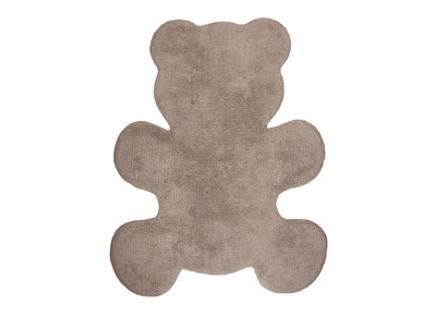 Tappeto infanzia in cotone color talpa 80x100 cm TEDDY - Tappeto infanzia in cotone color talpa 80x100 cm TEDDY