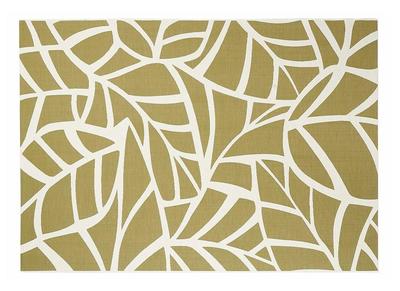 Tappeto interno esterno bianco crema e verde 123 x 180 cm GARANCE