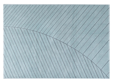 Tappeto moderno blu chiaro 160 x 230 cm PALM