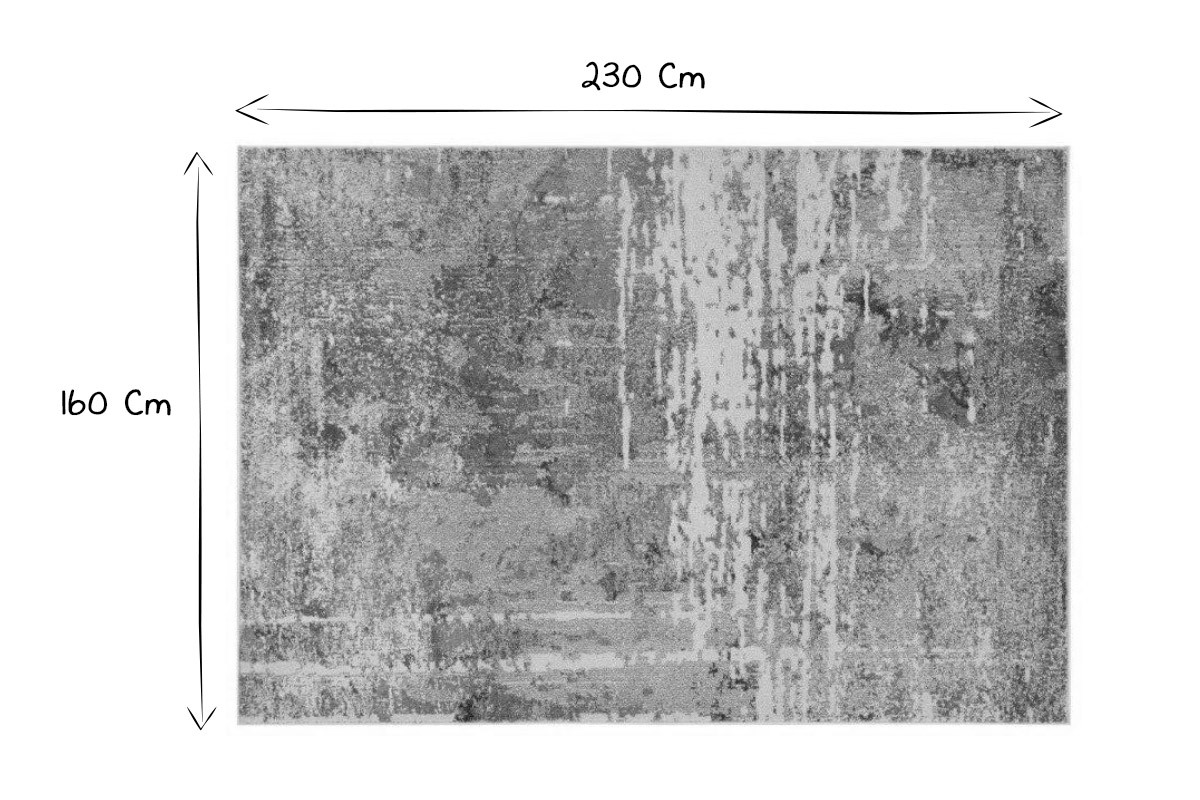 Tappeto moderno multicolore 160 x 230 cm TAG