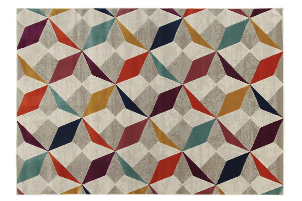 Tappeto multicolore 160 x 230 cm DAUDET