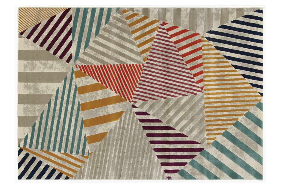 Tappeto multicolore 160 x 230 cm TRIANGLE
