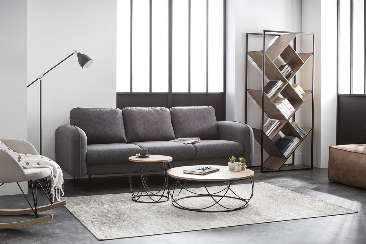 Tappeto naturale acrilico - cotone 155x230 STONE