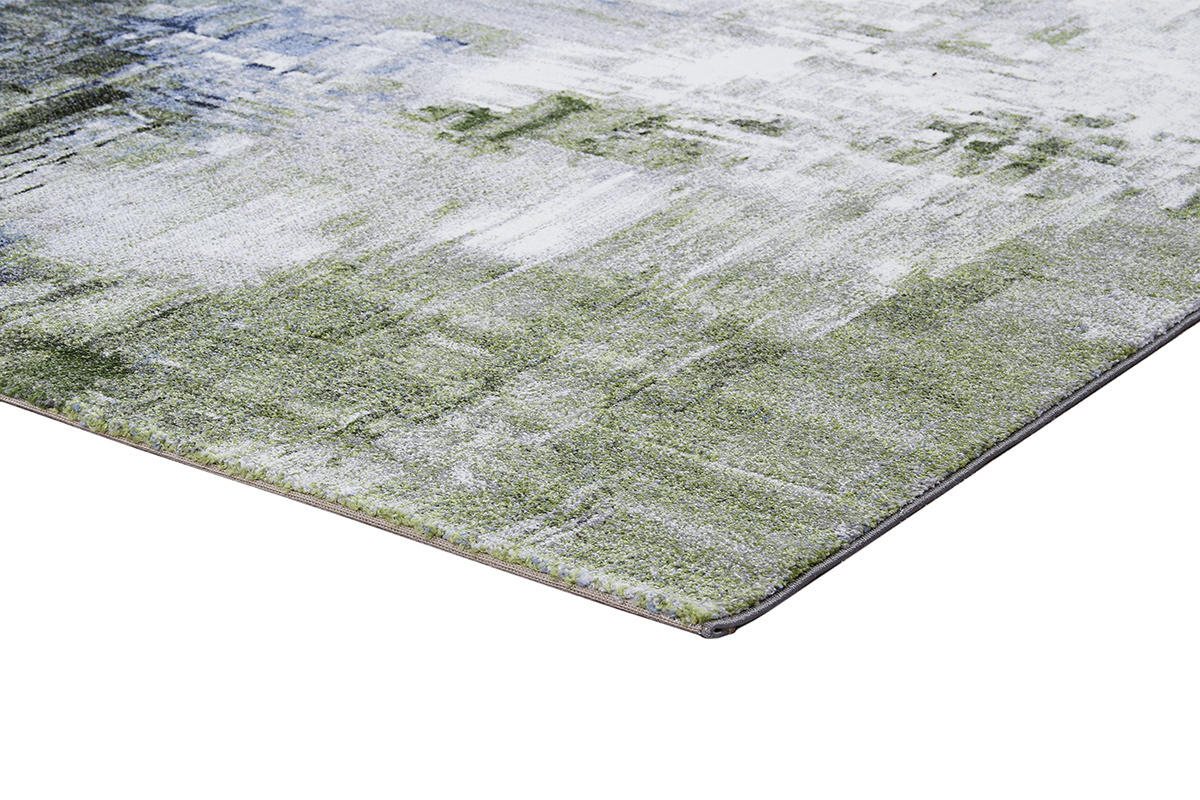 Tappeto rettangolare con motivi astratti 160 x 230 cm PRIMO, vista angolare sul bordo