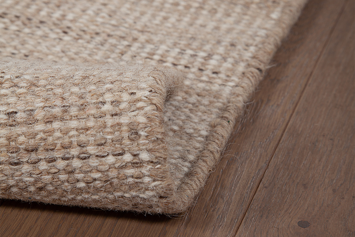 Tappeto rettangolare in lana e cotone 160 x 230 cm SIMBEL