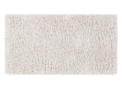 Tappeto riciclato a pelo lungo color avorio 160 x 230 cm AIMEE