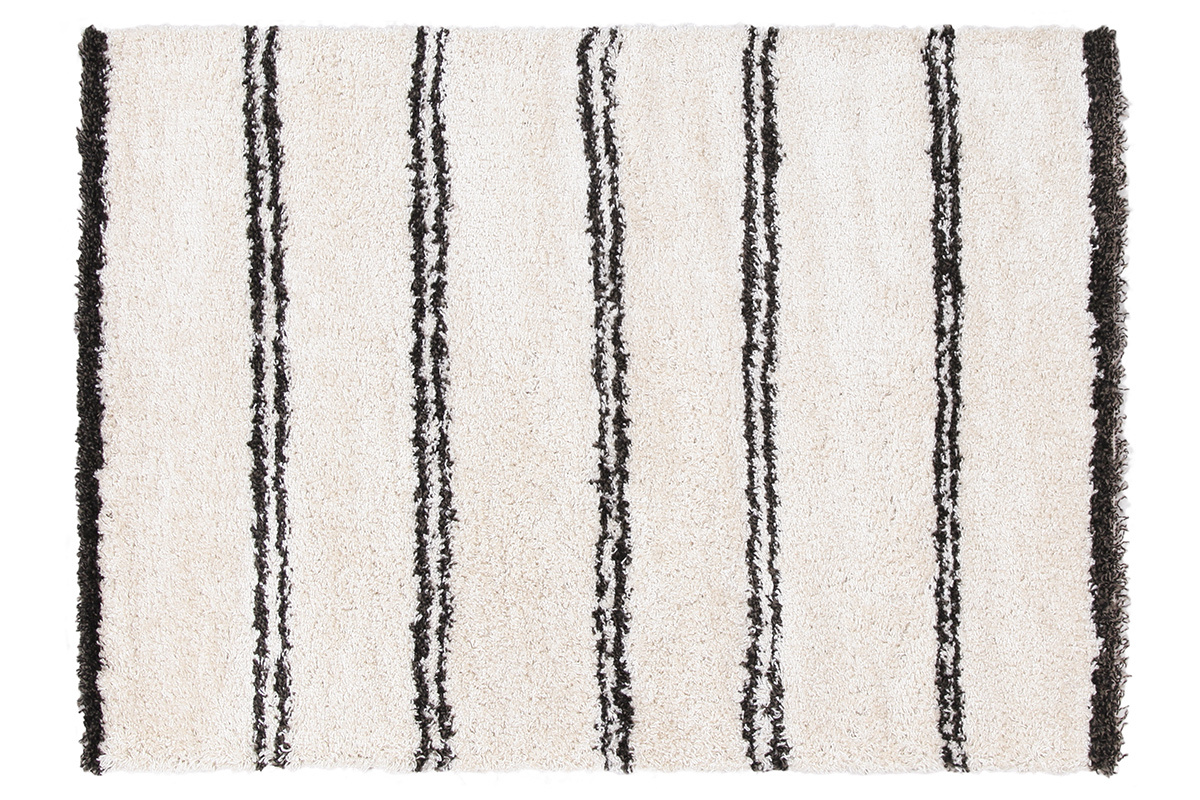 Tappeto stile berbero a righe 160 x 230 cm SOUK