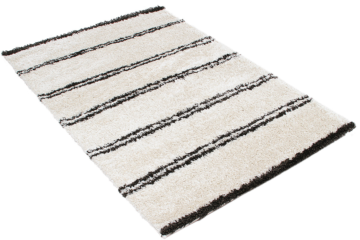 Tappeto stile berbero a righe 160 x 230 cm SOUK