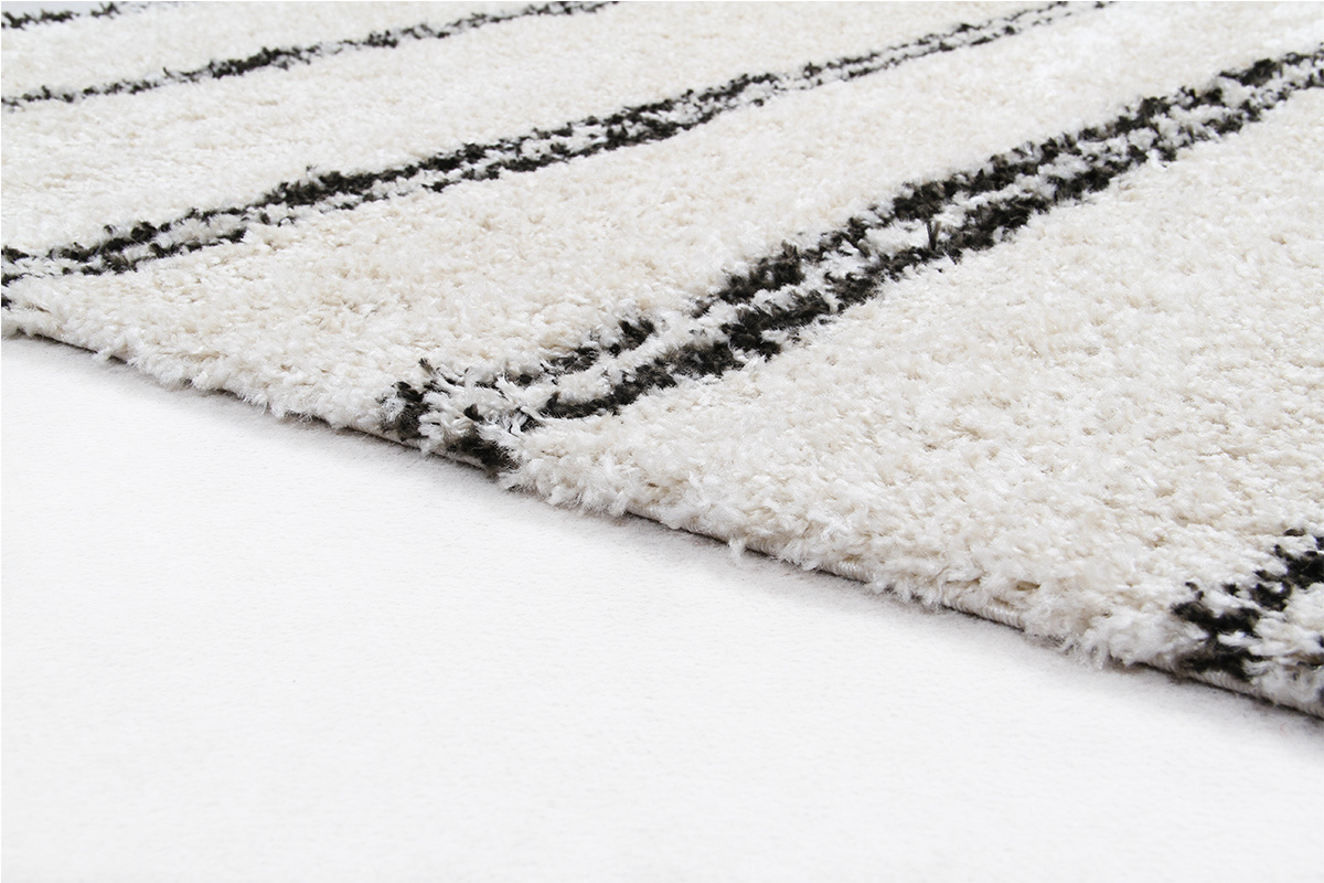 Tappeto stile berbero a righe 160 x 230 cm SOUK