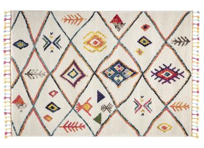 Tappeto stile berbero con nappe multicolore 200 x 290 cm MEDINA