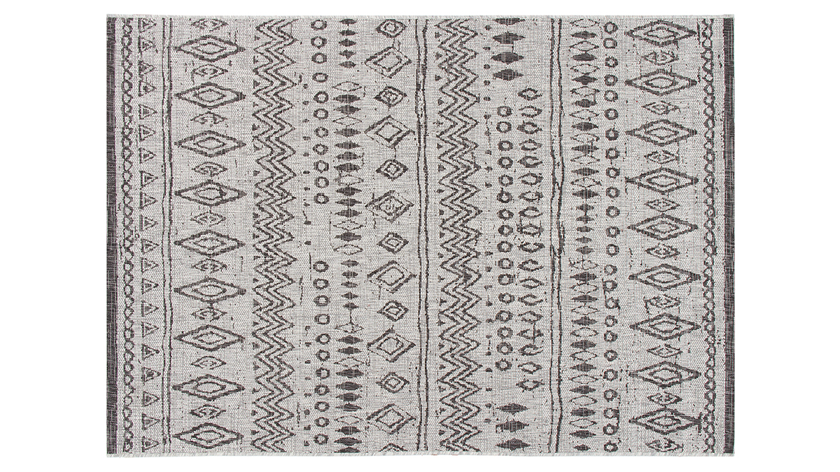 Tappeto stile berbero grigio 160 x 230 cm MEA