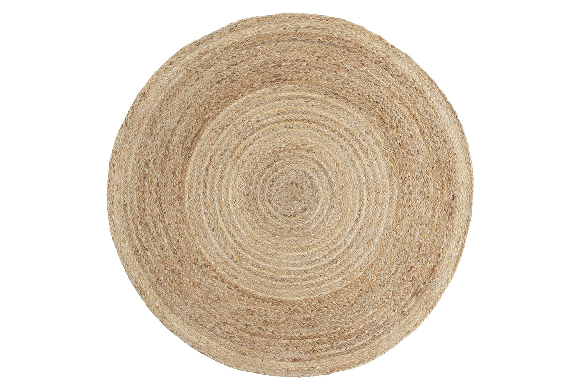 Tappeto tondo in iuta naturale D120 cm MATA