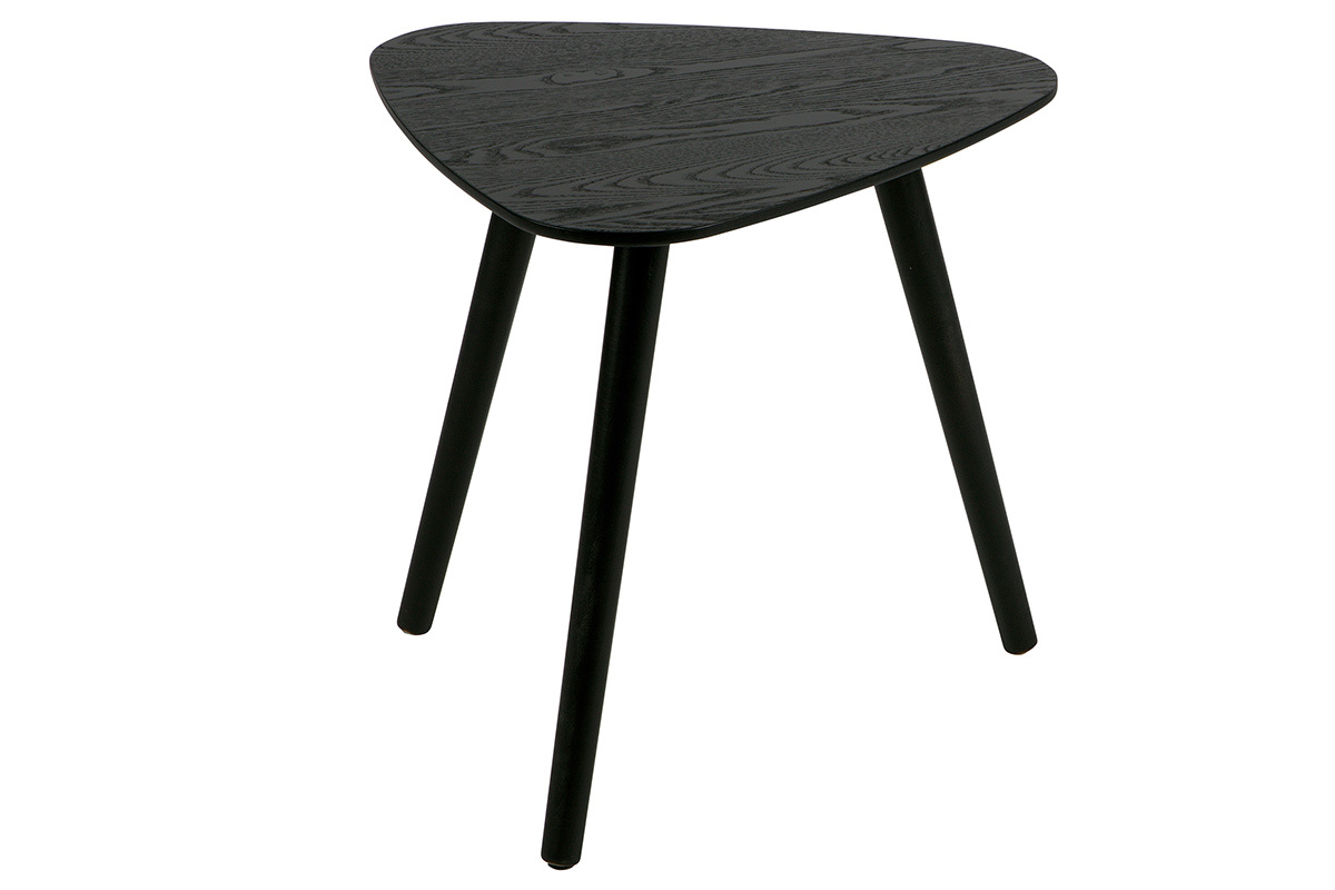Tavolini bassi in legno nero (gruppo di 2) SISTER