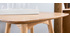 Tavolino alto quadrato in frassino naturale BALTIK